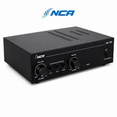Amplificador de Som NCA SA100 AB100 Profissional Potente Compacto Som Ambiente Potência RMS 100W