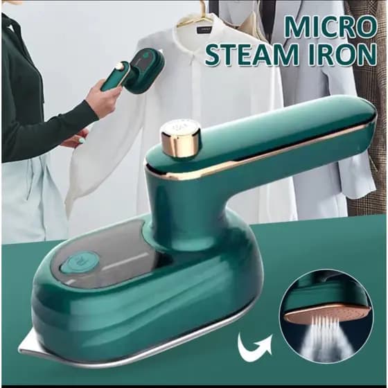 Mini Ferro De Passar Roupas Vapor Para Viagem Elétrico Portátil Pequeno Bivolt 110v e 220v Alta Temperatura TOP