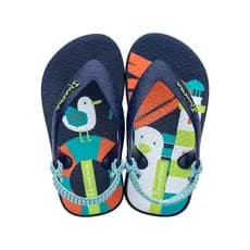 Chinelo Ipanema Baby Infantil Flamingo Azul