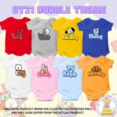 Bt21 onesies Bonitos-Algodão Para Bebês 0-12 Meses