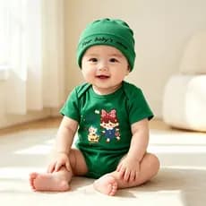 Conjunto de Roupas Personalizadas para Recém-Nascidos com Nome, Macacão de Bebê com Estampa de Menina em Desenho Animado