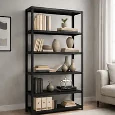 Organizador em Metal Galvanizado com 6 Compartimentos