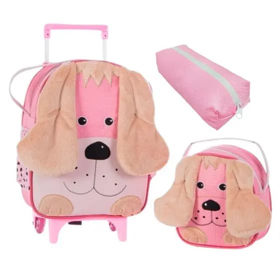 Mochila de Rodinhas Infantil Escolar com ou sem Lancheira Infantil