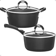 Kit Panela 18cm E Caçarola 20cm Tramontina Mônaco Induction Antiaderente Reforçado Cozinha Moderna