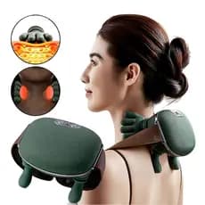 Massageador de Pescoço e Ombros Elétrico Ativador de Calor Alívio Dor T&Z FH-680