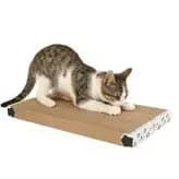 Arranhador Caminha Para Gato Brinquedo 2 em  Papelão Reforçado Grande Antiestresse Salve Seus Móveis