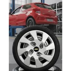 Jogo Calota Aro 14 Corsa Celta Onix Prisma Gm 2014 2015 2016 Calota de Roda Hatch Sedan Classic