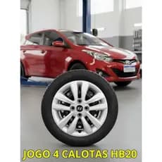 Calota Hb20 Aro 14 Hatch Sedan Jogo 4 Calotas de Roda Carlota Nova