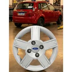 Jogo 4 Calota Ford Fiesta Aro 14 Hatch Sedan 2008 em diante Focus Ka Carlota de Roda