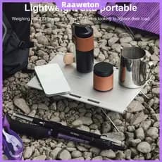 Mini Mesa De Acampamento Para Viagem , 273g , Térmica Passeios Solo , Mochila E Acampamentos Selvagens