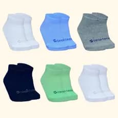 Kit Meia Para Bebe 0 a 6 Meses Feminina Masculina Meias Infantil Algodão Coloridas