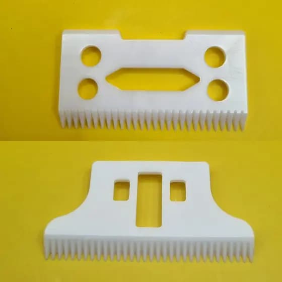KIT Lamina De Ceramica Serrilhada e Lâmina Cerâmica Detailer Profissional
