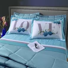 Jogo Roupa de Cama  AMOR PERFEITO QUEEN RC0508 AKASA