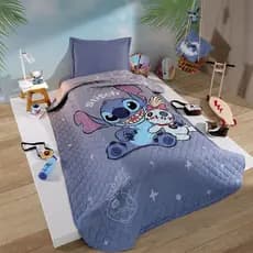 Cobre Leito Solteiro Disney STITCH Relax 250 Fios - Akasa