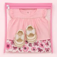 Kit 7 Saquinhos Maternidade Organizador Mala Bebê 27 x 33 MALA/VIAGEM/ROUPA MOLHADA e SECA