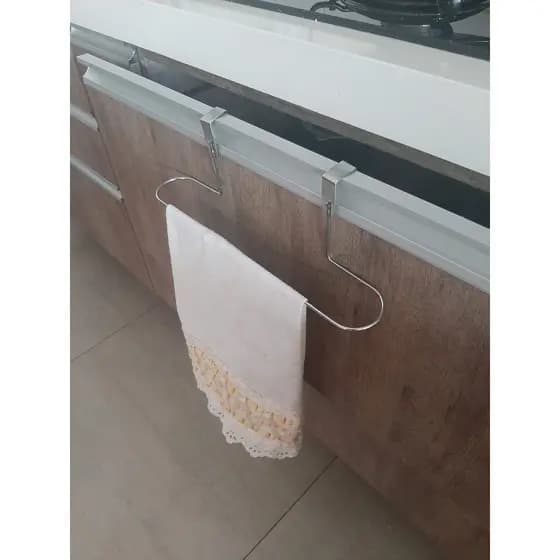 Porta Pano De Pratos Suporte Resistente para Encaixe em Armários Feito Em Aço Reforçado Cromado/Branco/Preto