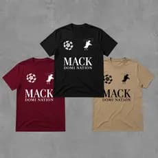 Kit 3 Camisetas Masculina (MACK-DOMI-NATION) - 23 - Camisa Algodão