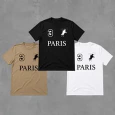 Kit 3 Camisetas Paris Mainfit Masculina Camisa Algodão