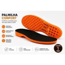 Par De Palmilha de Gel P.u Confortável Macia Ideal Para Quem Trabalha em Pé Durante Muitas Horas
