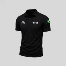 Camisa Polo Brasil + Tx Masculina Country Malha Piquet