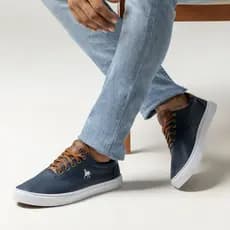 Tenis Masculino Sapato Sapatenis Polo Imperial Casual Confortável Leve Macio Couro Sintético