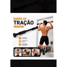 barra fixa de porta ajustável , academia em casa, até 120 kg 63-96cm