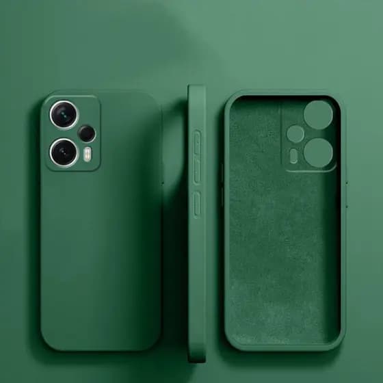Capa De Silicone Líquido Para Xiaomi Poco F5 X5 Pro M3 M4pro X3 X4 GT Telefone TPU À Prova De Choque