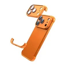 Capa De Canto De Silicone Sem Moldura Para IPhone 17 Pro Max 17 Ar 12 13 14 15 Plus 16 Com Lente Filme Protetor De Câmer