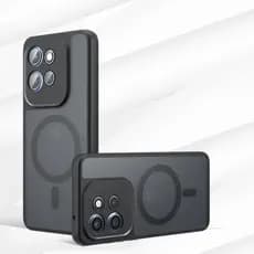 Capa Para Motorola Edge 60 NEO , Magnética De Carregamento Sem Fio Moto Edge50 60NEO G06 , À Prova De Choque , PC Fosco
