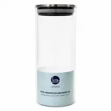 Kit 5 Potes Hermético Redondo Tampa Inox Vedação Segura Armazenamento Frescor Varios Tamanhos