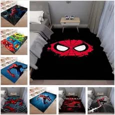 Tapete Com Estampa Macia De Super-Herói Da Marvel Do Homem-Aranha , De Decoração De Festa Em Família Para Jardim Domésti