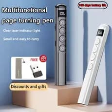 Caneta Giratória De Página Recarregável , Ponteiro De Apresentação PPT , Indicador De Para Ensino , Reuniões , Negócios