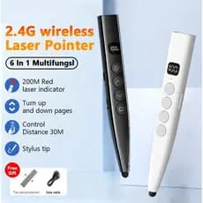S26/S27 Multi-Função Apresentador Sem Fio PPT Controle Remoto Caneta De Escrita De Quadro Branco Eletrônico Para Ensino