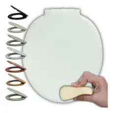 Tampa De Vaso Sanitario Assento Almofadado Universal Oval
