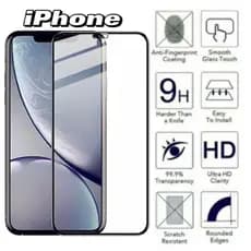 Película De Vidro Temperado 3D/9D Tela Para iPhone 7/8 Plus/Xr/11/12 /12 Pro/13/14/15/16/15 Pro Max