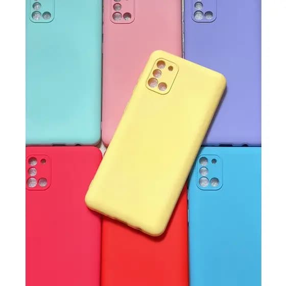 Capa Capinha Samsung A31 Silicone Aveludado