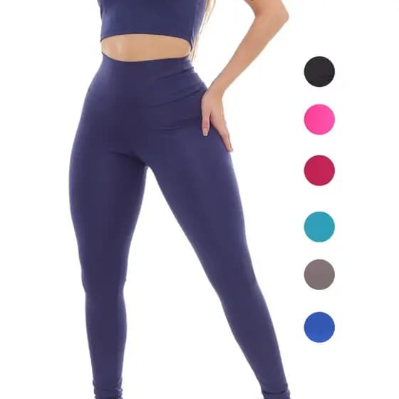 Calça Legging Feminina Blackout Zero Transparência Premium para Fitness Academia