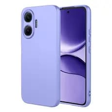 Capa Capinha Slim Aveludada Colorida + Película Para Xiaomi Poco F7
