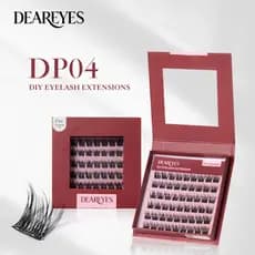 DearEyes DP-04 Extensões De Cílios Naturais Clusters Finos DIY