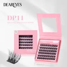 DearEyes Volume Individual Cluster Cílios DIY Postiços Macios E Finos Para Uso Profissional Em Salão (DP11)