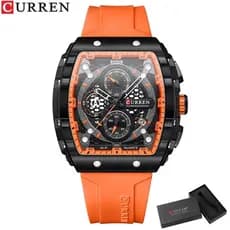 Local do Brasil【‌com caixa‌】CURREN 8442 Relógio Masculino Prova D'água negócios Casual 8395 8361