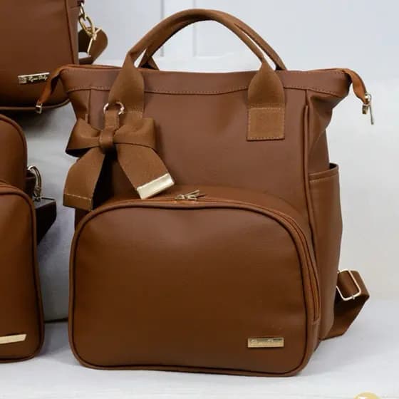 Mochila da Mamãe e Bebê Multifuncional