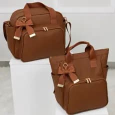 kit Maternidade - Bolsa Trapézio e Mochila Funcional