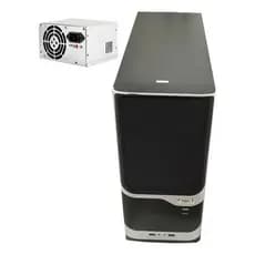 Gabinete atx Compurador Com fonte- Preto 200w (Usado)
