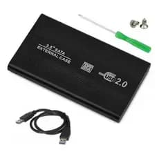 Case Ssd E Hd Externo Notebook Sata 2.5 Usb 2.0 Gaveta Hd
