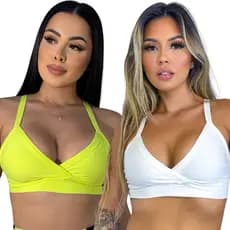 Kit 2 Tops Fitness de Academia Simples Treino dia a dia
