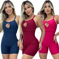 Macaquinho fitness academia  feminino treino Shortinho Esporte