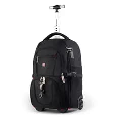 Mochila Rodinha Roda Grande Puxador Reforçado Escola Colégio Trabalho