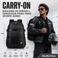 Mochila & Carteira Masculina Reforçada Espaçosa Executiva Moderna Trabalho  Viagem  Faculdade