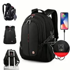 Mochila Crosswave Antifurto Notebook 15'' 25L Executiva Espaçosa Para Trabalho e Faculdade